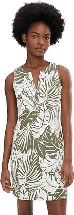 Tommy Bahama Palm-A-Dora Palmae Beach Dress Womens Dress Sea Clay : SM (US 4-6), Linen/Lyocell/Spandex