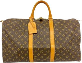 Louis Vuitton Pre-owned Weekend Bags, unisex, Brown, Size: ONE SIZE Pre-owned Boston Bag