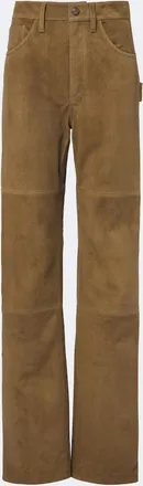 Altuzarra Mills suede straight pants
