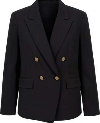 2-Biz Blazers - Dames - Blazers - Zwart - L - Leer - Jassen