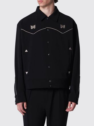 Needles Giacca camicia Piping Cowboy in stile western con stampa Butterfly