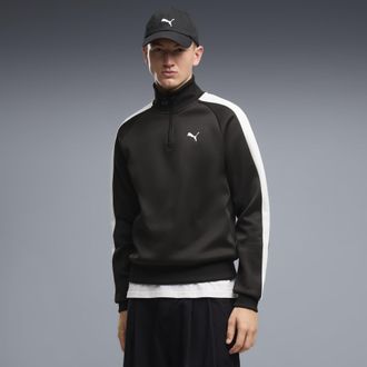 Puma Giacca sportiva T7 Always On con zip corta da uomo, Abbigliamento, Nero, XXL