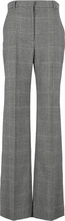 Max Mara Agile lange broek - Dames - Broeken - Grijs - Maat: S