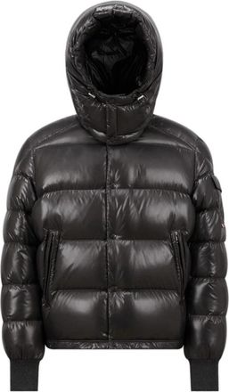Moncler Maljasset Korte Donsjas - Heren - Winterjassen - Grijs - XL - Wol - Jassen