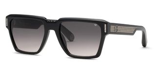 Philipp Plein SPP201M 700Y Womens Sunglasses Black Size 58