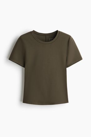 H&M Sport-T-Shirt mit SoftMove - Moosgr&uuml;n