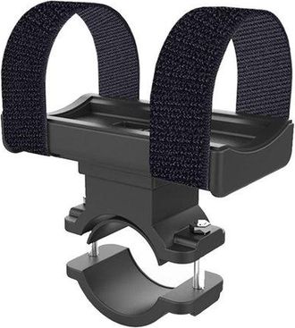 OEM 2 Soportes Para Faros De Bicicleta, Soporte Para Altavoz De Linterna Led De Bicicleta Con Correa El&aacute;stica Antichoque, Piezas De Bicicleta