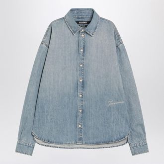 Jacquemus Light Blue Denim Shirt