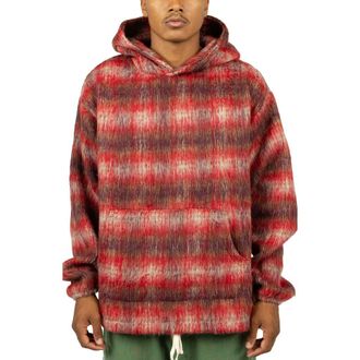 Pleasures Nameless Poncho Hoodie in Red at Nordstrom, Size Large