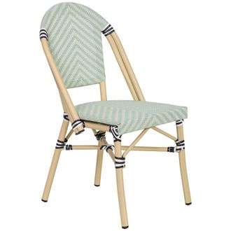 Wanderlust Deco Silla De Rat&aacute;n Sint&eacute;tico Verde 46x57x88cm