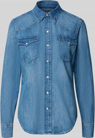 Polo Ralph Lauren Regular Fit Jeanshemd mit Brusttaschen in Jeansblau, Größe XL