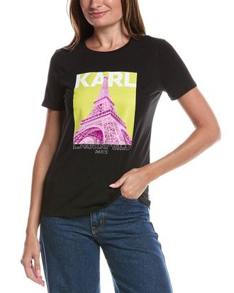 Karl Lagerfeld Karl Lagerfeld Eiffel Tower T-Shirt