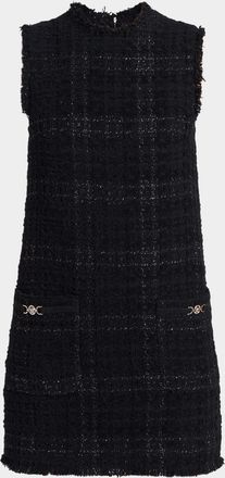 Versace Tweed Medusa 95 Mini Dress