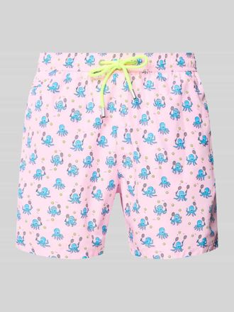MC2 Saint Barth Badehose im Allover-Look Modell LIGHTING MICRO FANTASY in Rosa, Gr&ouml;&szlig;e XXL