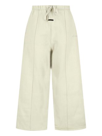 Fear of God Beige Wide-Leg Cropped Seam Trousers