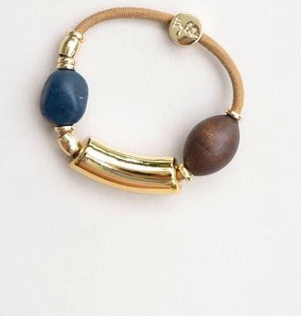 By Lilla Tangy Capsule Bracelet Hair Tie in Multi at Nordstrom