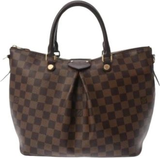 Louis Vuitton Pre-owned Handbags, female, Brown, Size: ONE SIZE Pre-owned Damier Canvas Handbag