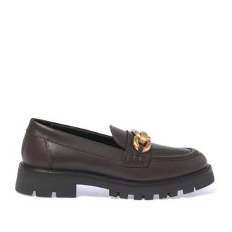 Baldinini Mocassino in pelle - - Shoes - Donna - Marrone - 41 EU