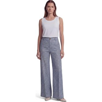 Lords of Harlech Paisley Pile Womens Wide-leg Pant in Paisley Pile Natural at Nordstrom, Size 10