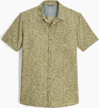 Royal Robbins Mens Amp Lite Ii Short Sleeve Top In Olive Frond