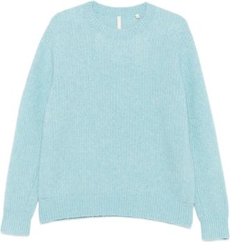 Sunflower Yak Sweater - Heren - Ronde hals truien - Blauw - S - Wol - Truien & Vesten