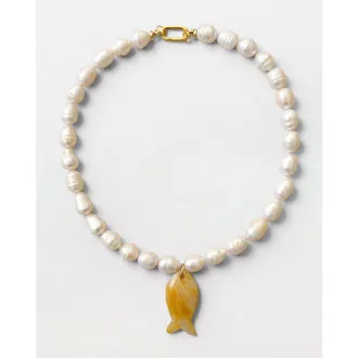 By Lilla Sirena Pearl Necklace at Nordstrom, Size 16