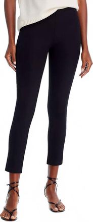 Veronica Beard Zip Back Scuba Pants In Black