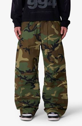 mnml Camo Baggy Pants at Nordstrom, Size Medium