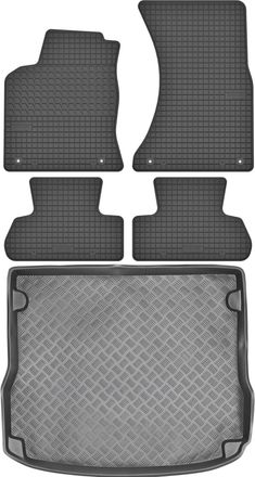 OEM Juego De Alfombrillas De Goma Para Coche Y Maletero Para Audi Q5 I 8r Suv (2008-2017)