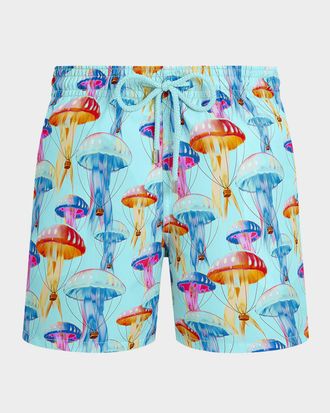 Vilebrequin Men & apos;s Medusair Jellyfish Swim Shorts