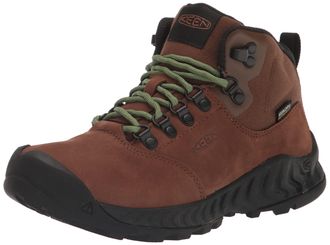 Keen Women NXIS EXPLORER MID WP, BISON/GOLDEN YELLOW, 5.5