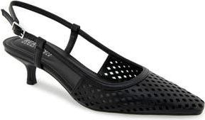 Kenneth Cole Reaction Maggie Perforated Slingback Pump in Black at Nordstrom Rack, Size 6.5