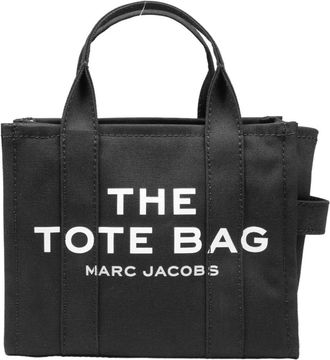 Marc Jacobs Canvas Kleine Tote Tas - Dames - Shoppers - Zwart - ONE Size - Katoen - Tassen