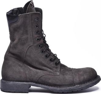 Moma Grey Suede Bootie