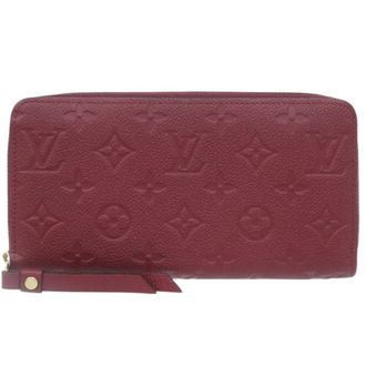 Louis Vuitton Bordeaux Monogram Empreinte Long Wallet (Bi-Fold) (Pre-Owned)