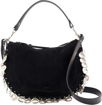 Isabel Marant Oskan Soft Zip Shoulder Bag - Dames - Schoudertassen - Zwart - ONE Size - Leer - Tassen
