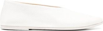 Marsèll Coltellaccio leather loafers - women - Calf Leather/Rubber/Calf Leather/Calf Leather - 38.5 - White