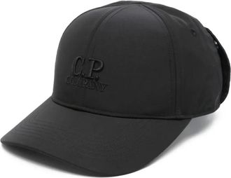 C.P. Company Cappello da baseball con dettaglio maschera da sci - Nero