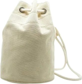 Herm&egrave;s Pre-owned Sac Marine Recif MM Cotton - Pre-owned - Mujer - Beige - ONE SIZE