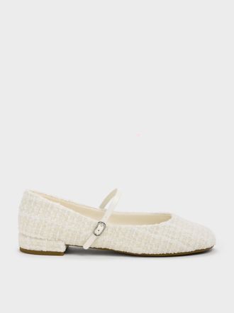Charles & Keith Gertrude Tweed Mary Janes