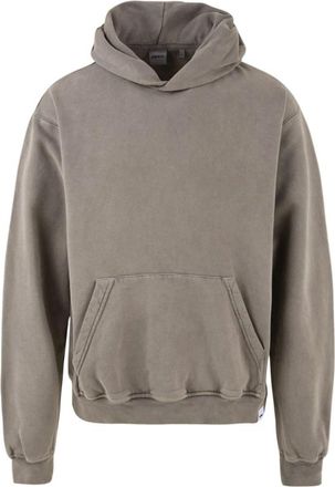 Aspesi Sweatshirt van geborsteld katoen - Heren - Hoodies - Grijs - L - Katoen - Hoodies & sweatvesten