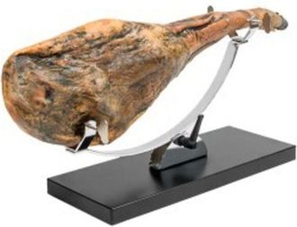 Buarfe Jamonero Cordoba Lacado Wengue, Jamonero C&oacute;rdoba Lacado Wenguefabricado En Madera De Pino Insigne Chilenoherrajes De Acero Con Acabado Cromo Brilloper