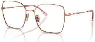 Vogue Eyewear 53mm Irregular optical glasses in Pink at Nordstrom