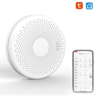 OEM Detector De Humo Y Mon&oacute;xido De Carbono 2 En 1 Con Alarma Ac&uacute;stica/visual, Compatible Con Tuya Wifi, F&aacute;cil Instalaci&oacute;n