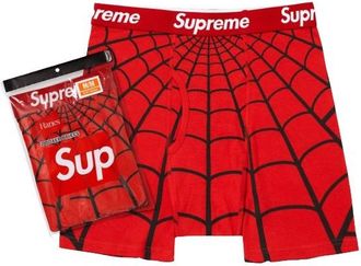SUPREME Spider-Man Boxer Briefs - Heren - Onderbroek - Rood - S - Katoen - Ondergoed