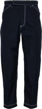 Thom Browne Jeans, Heren, Blauw, M, Prestitched Pants