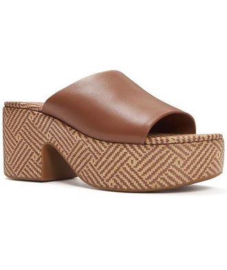FitFlop Platfforms Graphic-Wea Slides in Deep Tan at Nordstrom, Size 11