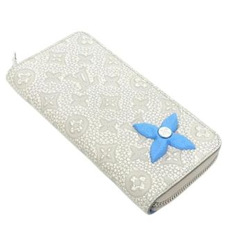 Louis Vuitton Pre-owned Taurillon Long Wallet (bi-fold) - Dames - Pre-owned - Wit - Maat: ONE Size Leer