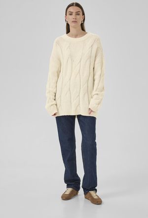 MY ESSENTIAL WARDROBE Pullover WillMW Oversize fit white