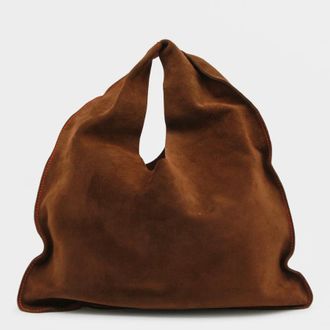 The Row Brown Leather Bidle Small Shoulder Bag
